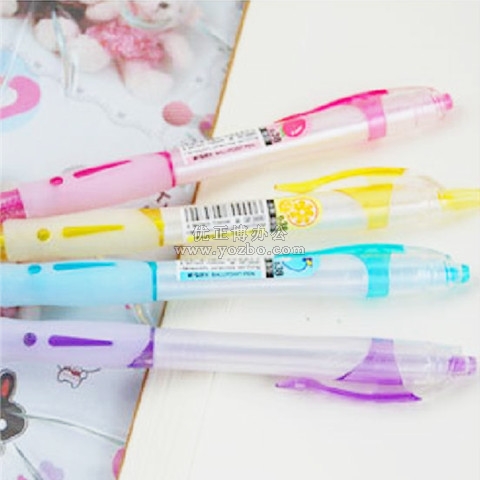 晨光BP-8009圓珠筆 水果香型按動式 藍色 0.38mm