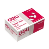 得力0020 銀色圖釘 100枚一盒