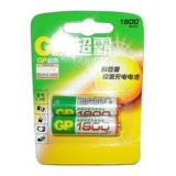GP超霸充電電池(兩粒裝) 1800MA 5號 2粒/排