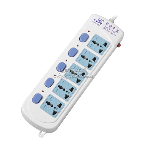 創雅插座 CY-9837五位3米線 獨控過載保護