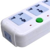 子彈頭 2.8米插座5位獨立開關 精致型 TS-208X