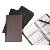 齊心名片冊A1556 硬皮商務名片夾 180枚