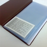 齊心名片冊A1556 硬皮商務名片夾 180枚