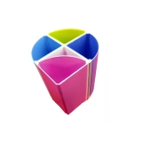 華杰H369多彩旋轉變形筆筒 