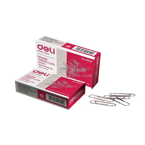 得力 50mm回形針 0050 大號