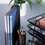 齊心B2002 耐壓鐵網筆筒