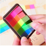 得力9060 熒光膜指示標簽（五條抽取盒）44×12mm