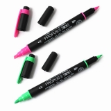 三菱熒光筆PUS-101T 粗細雙頭熒光筆