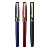 鱷魚310鋼筆 金夾黑飛梭銥金筆