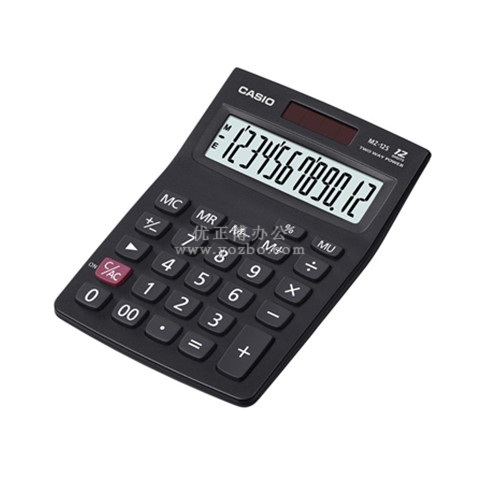 卡西歐(CASIO)12位數桌面型計算器 MZ-12S