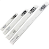 得力6240 有機玻璃直尺 超透明 40cm